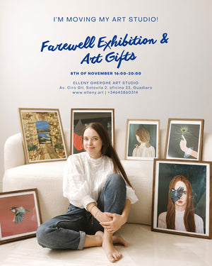 I'm moving my art studio: Farewell Exhibition & Art Gifts