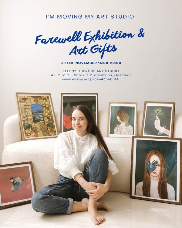 I'm moving my art studio: Farewell Exhibition & Art Gifts